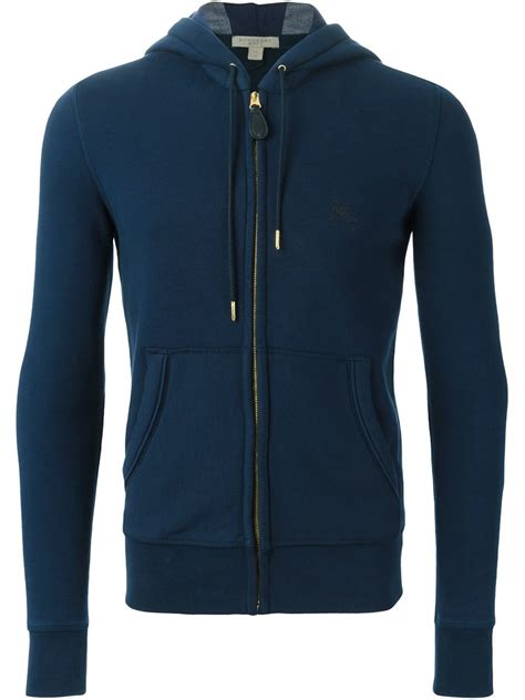 burberry blue zip hoodie|heavy weight hoodie Burberry.